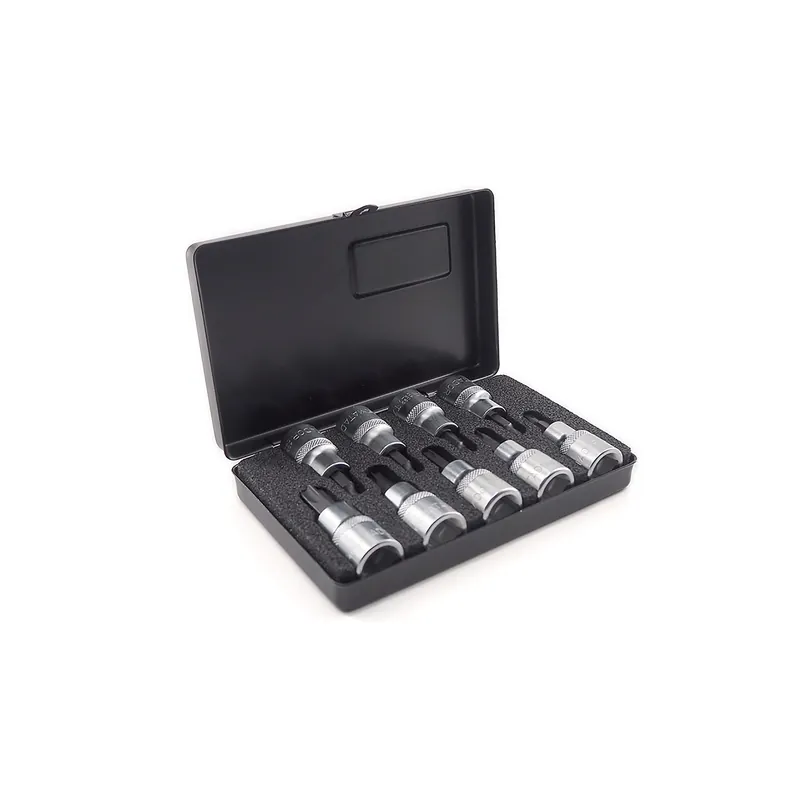 Abverkauf Satz Schraubendreher-Einsätze, 9-tlg., 12,5 mm (1/2"): TX 20-60, MATADOR Art.-Code: 40929090